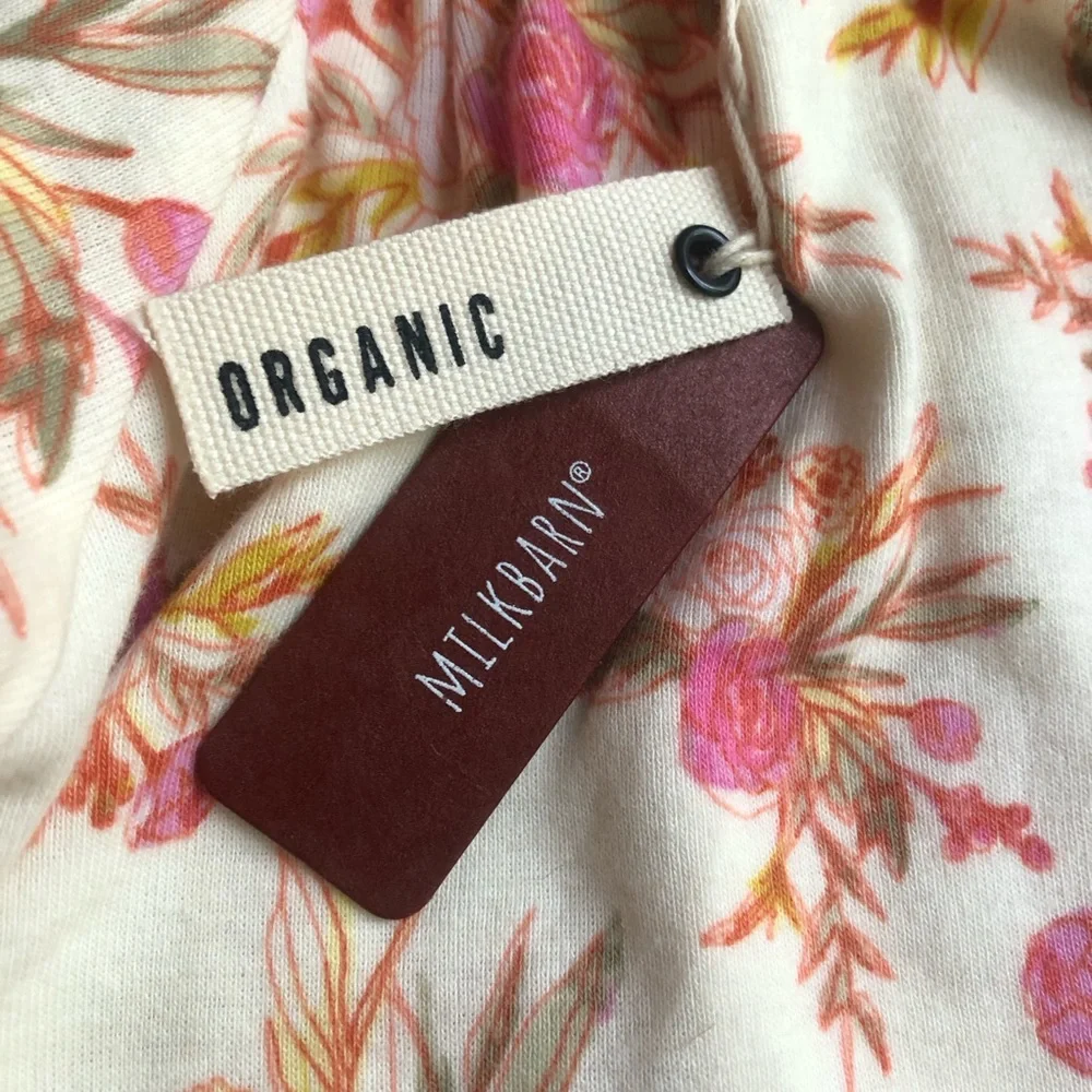 New w Tag: Milkbarn Organic Cotton Dress and Bloomer Set. Size 3 to 6 months
